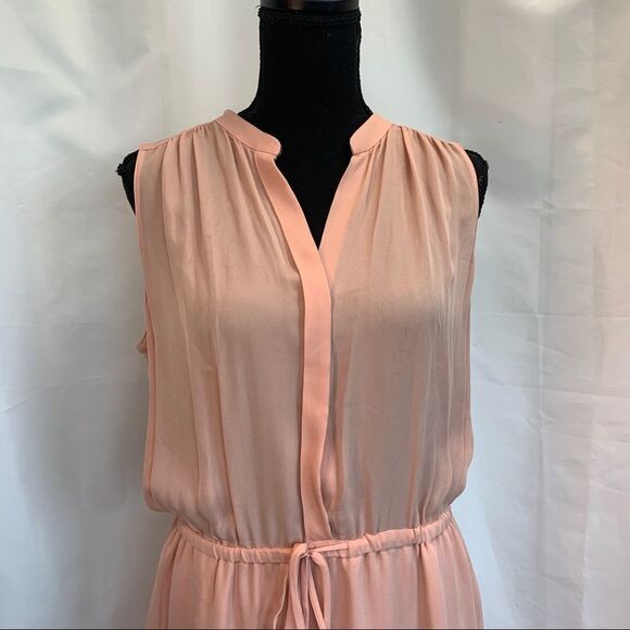 ARITZIA Babaton Benedict silk dress blush pink Sz M🔥 - Picture 4 of 15